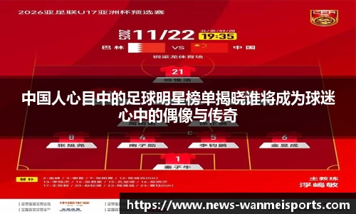 中国人心目中的足球明星榜单揭晓谁将成为球迷心中的偶像与传奇